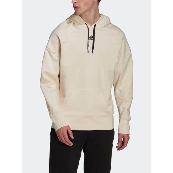 Adidas Mens Wonder White Internal Hoodie Sweatshirt Size Small NWT‎ $70 - Picture 1 of 3